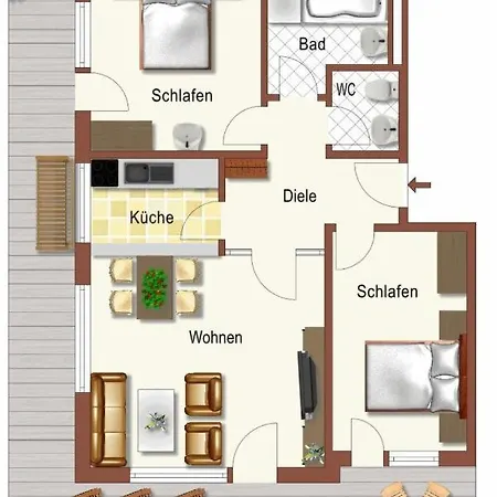 Am Vogelwald Appartement *